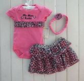 CJIF -001 E - Conjunto Body + saia + bandana